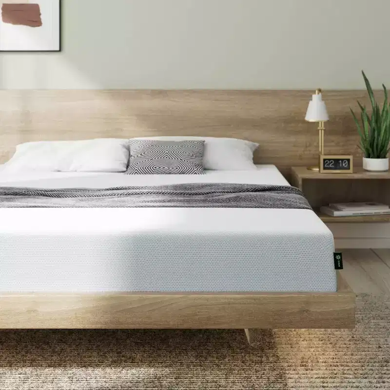 Zinus 8" Gel Memory Foam Mattress - Queen: Medium Firm, Cooling Technology, CertiPUR-US Certified, Spot Clean, 10-Year Warranty