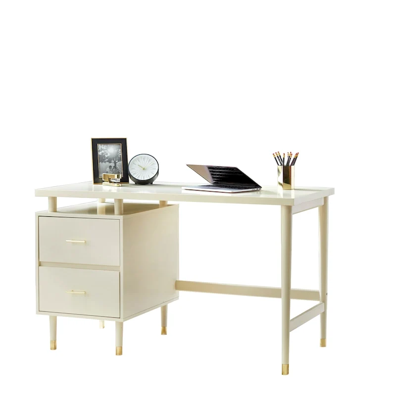 2-Drawer Mid-Century Modern Desk
