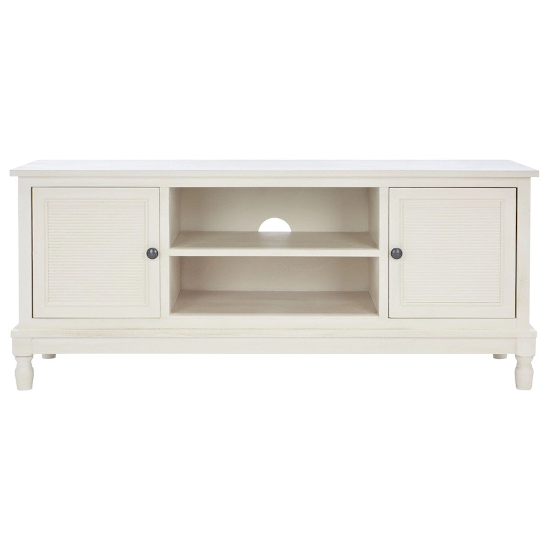 SAFAVIEH Ashlea 2 Door 1 Shelf Media Stand - 47 W x 16 D x 20 H - 47Wx16Dx20H