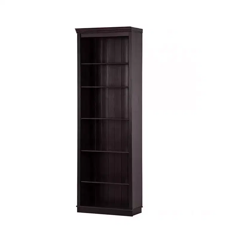 Anita Solid Wood 6 Shelf Open Bookcase