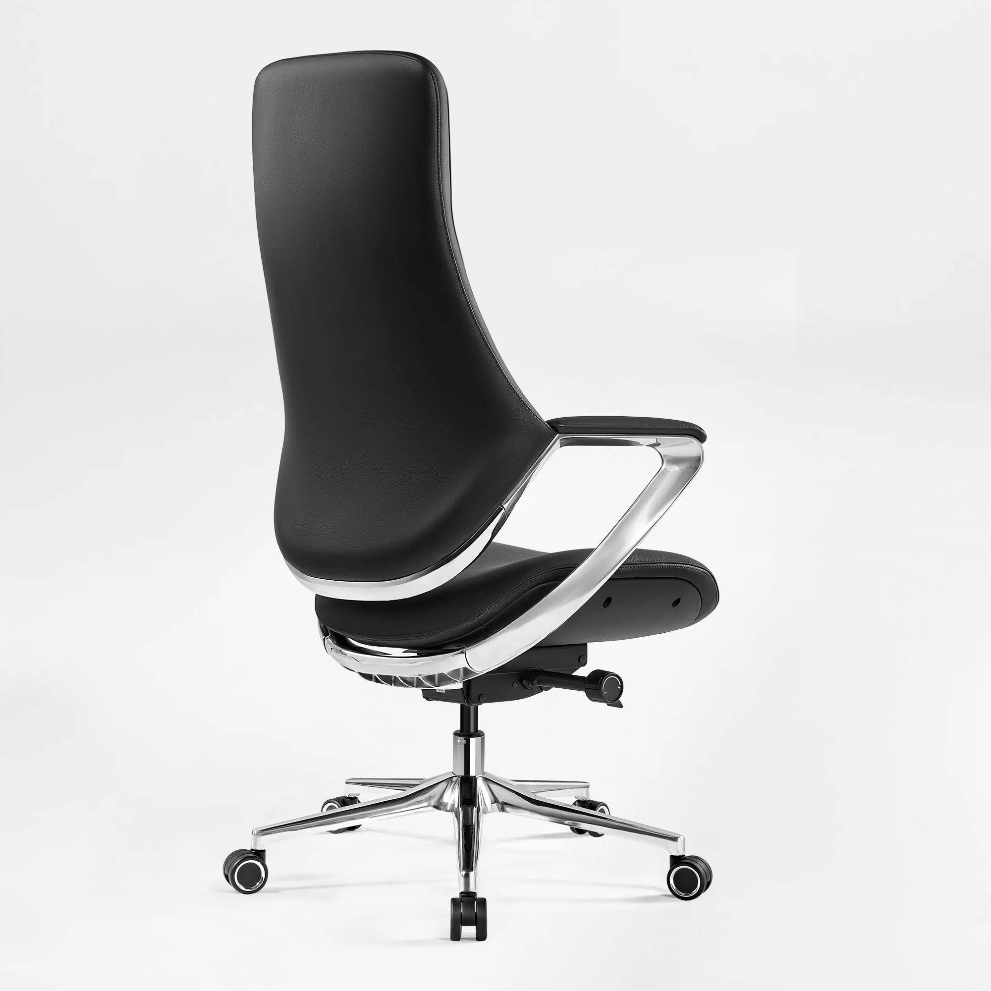 Silicone Leather Executive Office Chair - Clean Lines Home Office