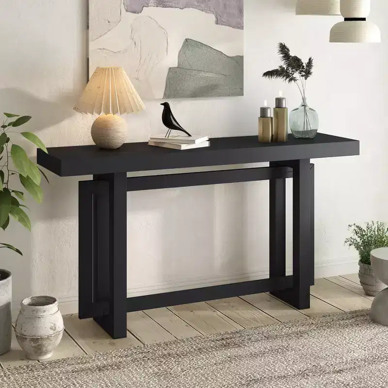 Triple Rectangle Design Entryway Table