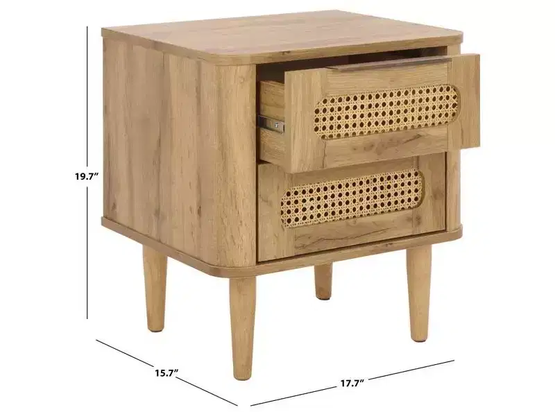 Brey 2 Drawer Nightstand - NST3107 - Safavieh