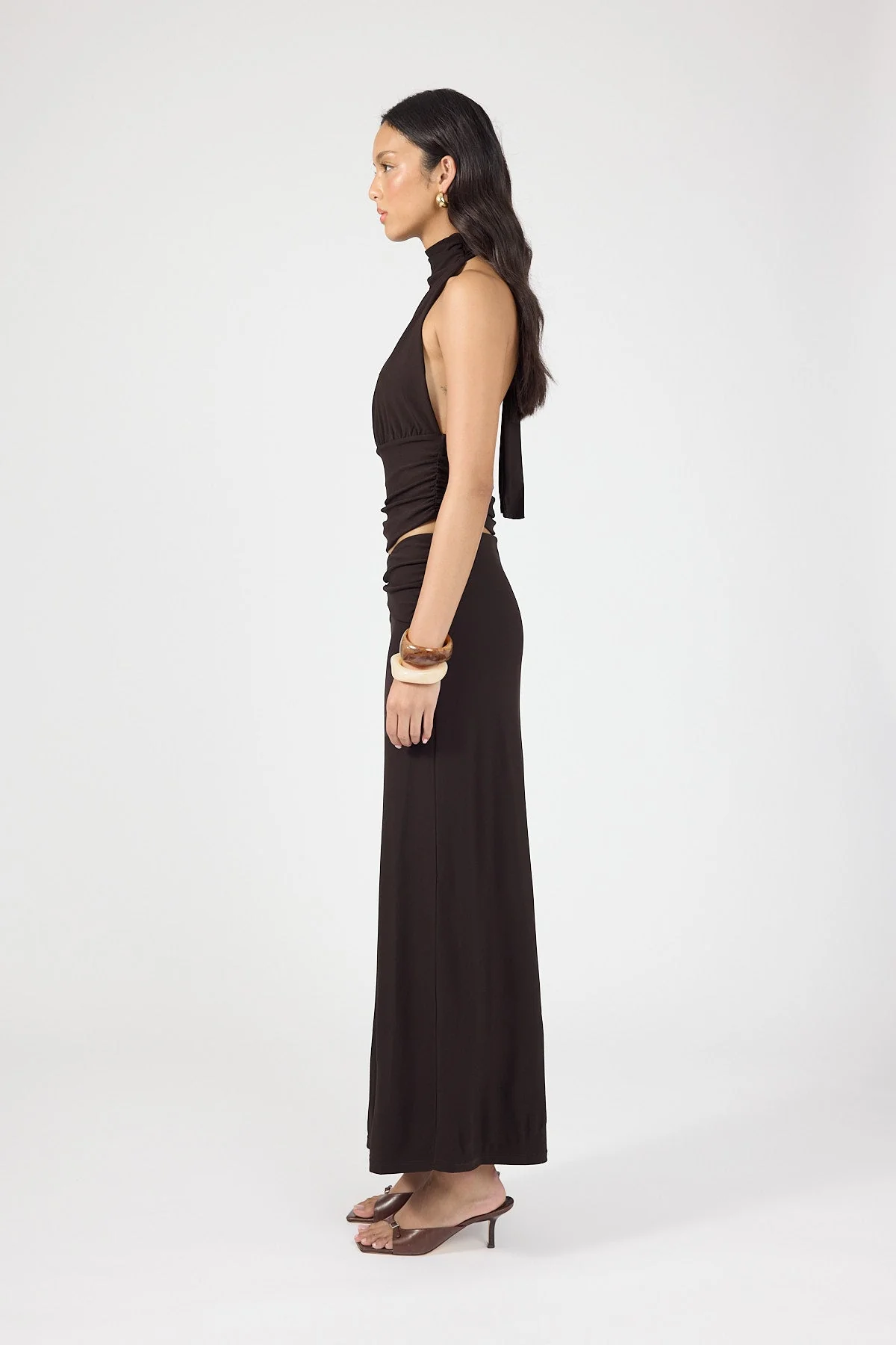 Maxi Skirt Brown