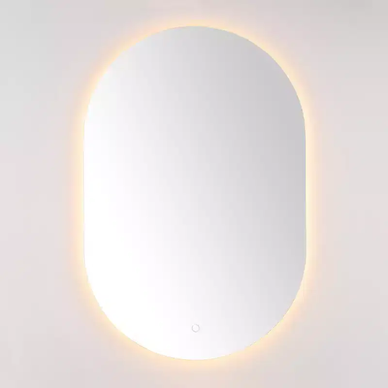 Aluminum LED Oval Mirror - LMR1007 - White