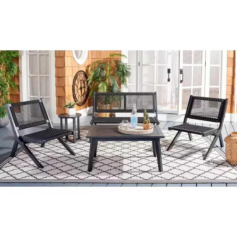 Kobina 5 Piece Living Set - Indoor/Outdoor - PAT7314 - Safavieh