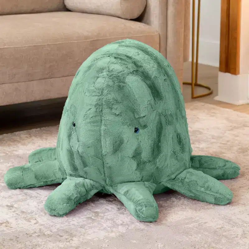 Raven-Symon Huggy the Octopus Sea Buddy Large Kids Stuffed Animal Bean Bag and Pouf