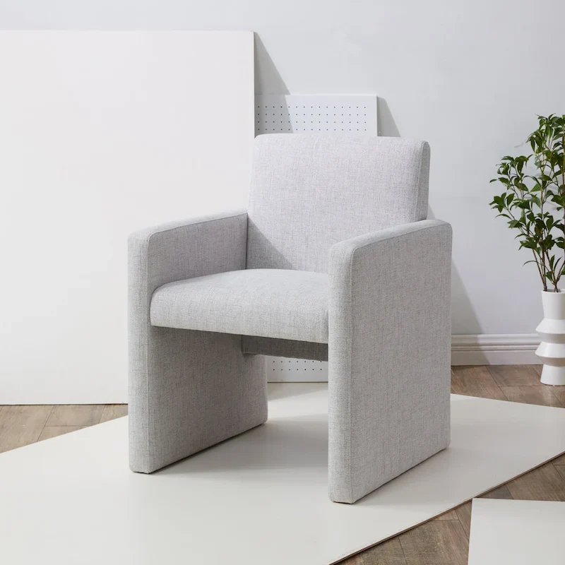 Linen Arm Chair - 26W x 25D x 33H