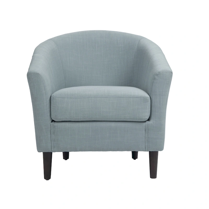 2 Set Modern Accent Chair Upholstered Barrel Chair
