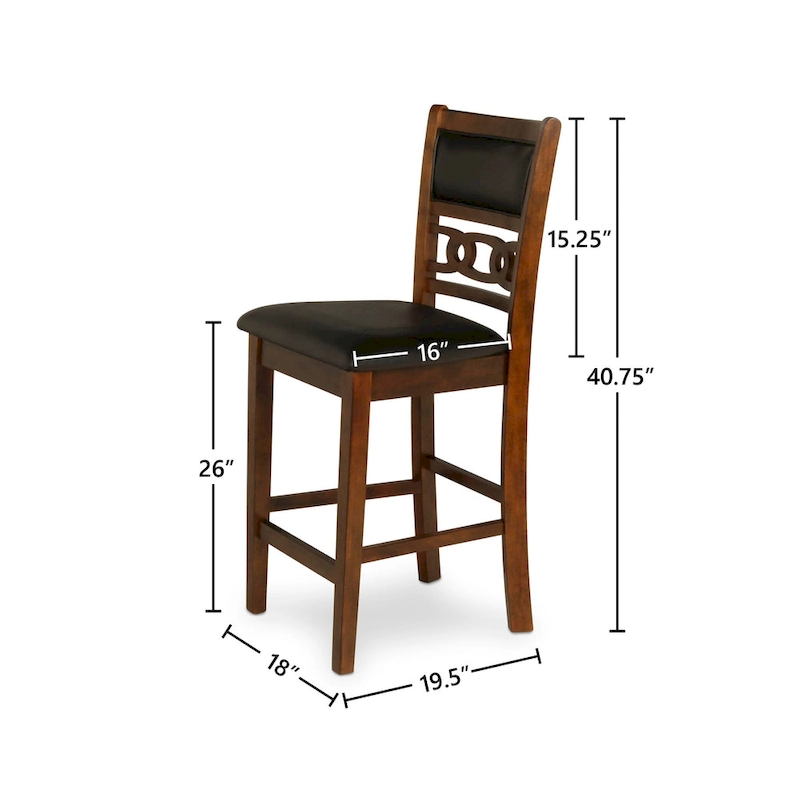 New Classic Furniture Cavan 5-piece Round Counter Dining Set