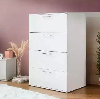 Glossy Four-Drawer Jumbo Chest