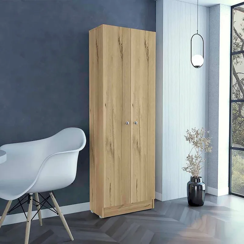 23.6 in. W x 71.1 in. H Freestanding Linen Cabinet with 5 Shelves
