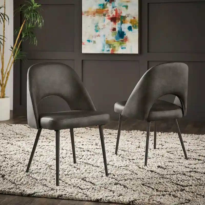 Presley Upholstered Dining Chairs (Set of 2) by iNSPIRE Q Modern