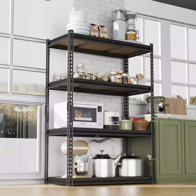 Karl Home Rack Storage Shelf 4 Layers Adjustable Spacing Steel