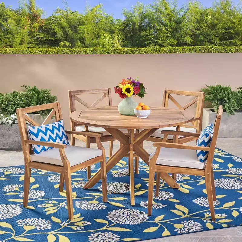 Llano 5pc Patio Dining Set - Christopher Knight Home