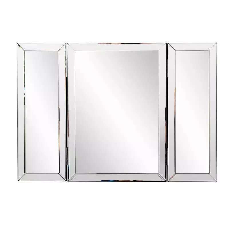 Freestanding Hinged Vanity Mirror – Clear Glass