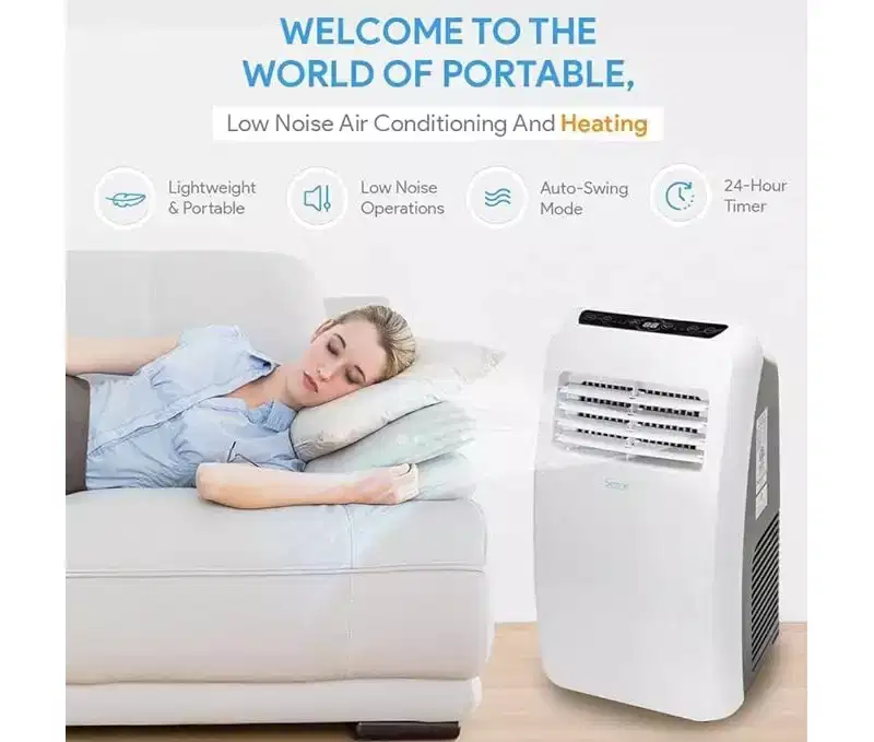 SereneLife CoolCraft: Elevate Your Atmosphere with the 3-in-1 Portable Air Conditioner Wonder