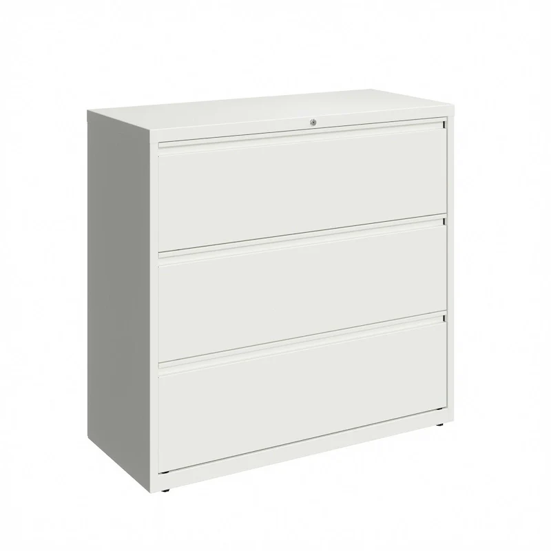 42-in Wide 3 Drawer Lateral File Cabinet, White