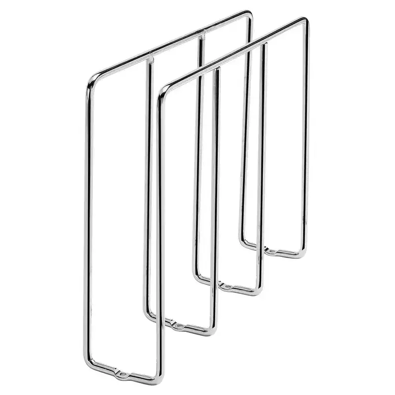 Rev-A-Shelf U-Shaped Wire Tray Divider Bakeware Cookie Sheet Organizer for Wall or Base Kitchen Cabinets for Face Opening of 3.25 Chrome, 596-10CR-52