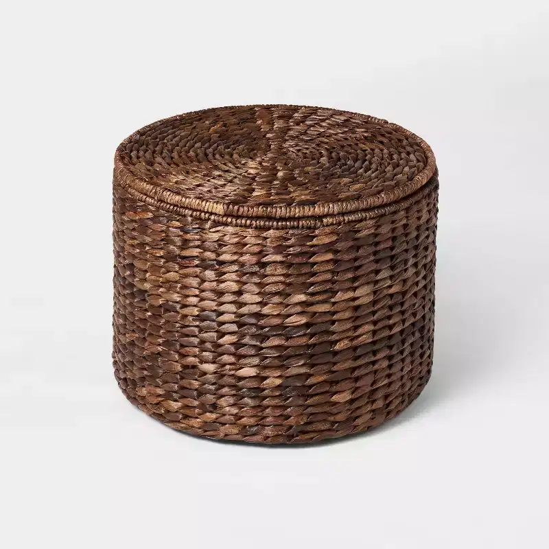 Woven Storage Ottoman Espresso - Threshold designed with McGee
