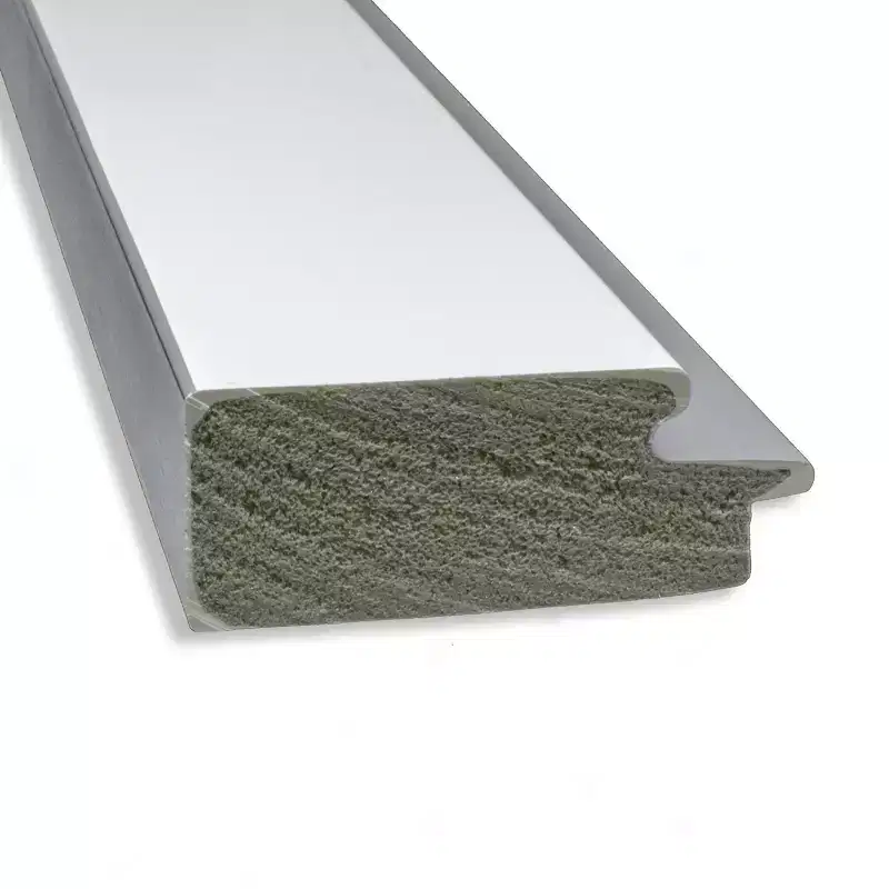 34 x 28 Non-Beveled Eva White Silver Wall Mirror - Amanti Art: Modern Rectangular, Polystyrene Frame, Includes Mounting Hardware