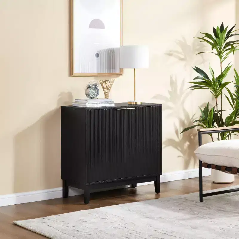 Small Accent Sideboard Cabinet, Compact Storage Cabinet for Kitchen, Dining Room, or Living Room - Panipeachy