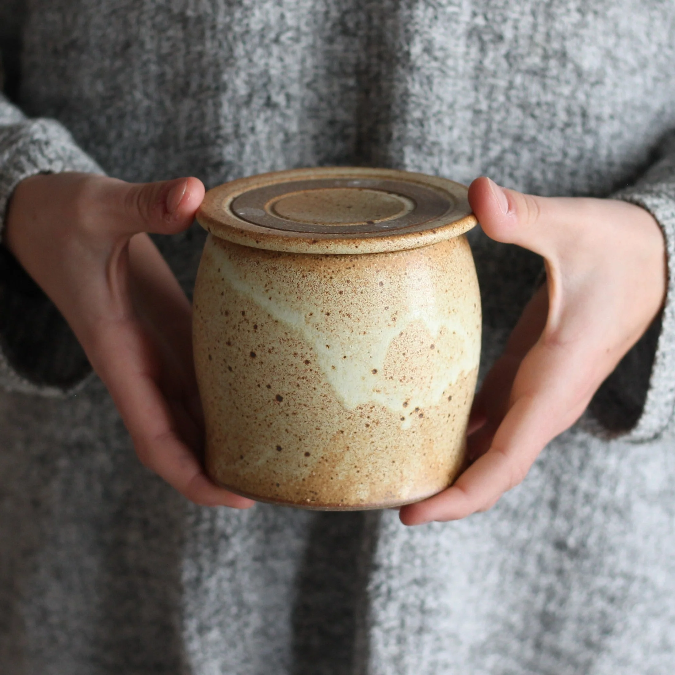 Handmade French Butter Crock