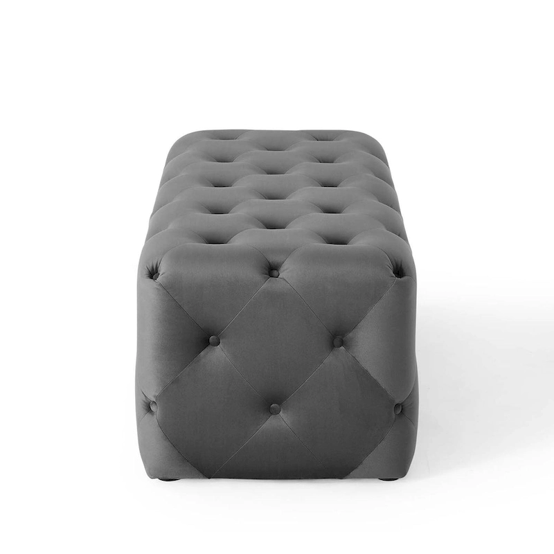 Carson Carrington Ullervad 48-inch Button Tufted Entryway Velvet Bench