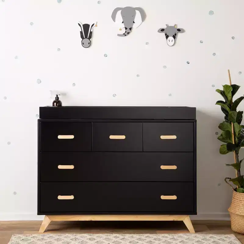 Soho 5-Drawer Nursery Dresser (Black)