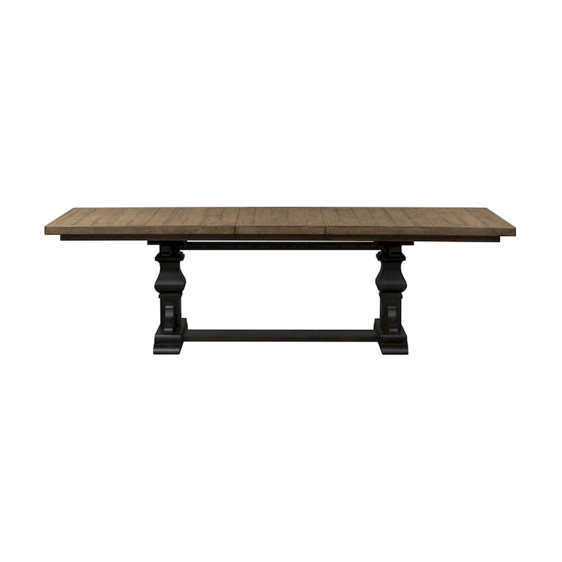 Harvest Home Chalkboard 5 Piece Trestle Table Set