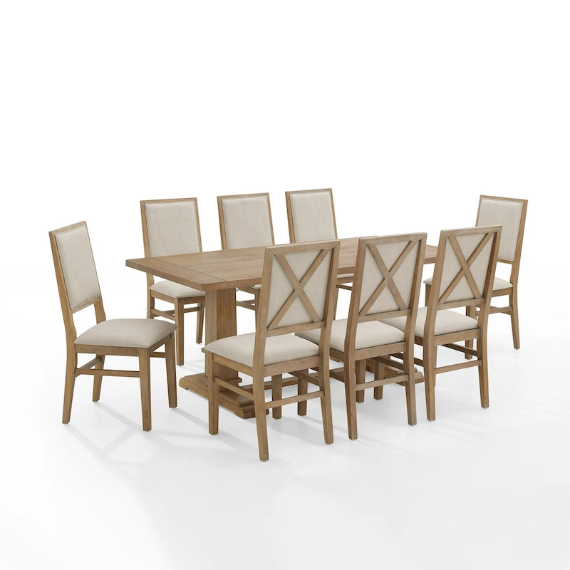 Crosley Joanna 9-piece Rustic Dining Set