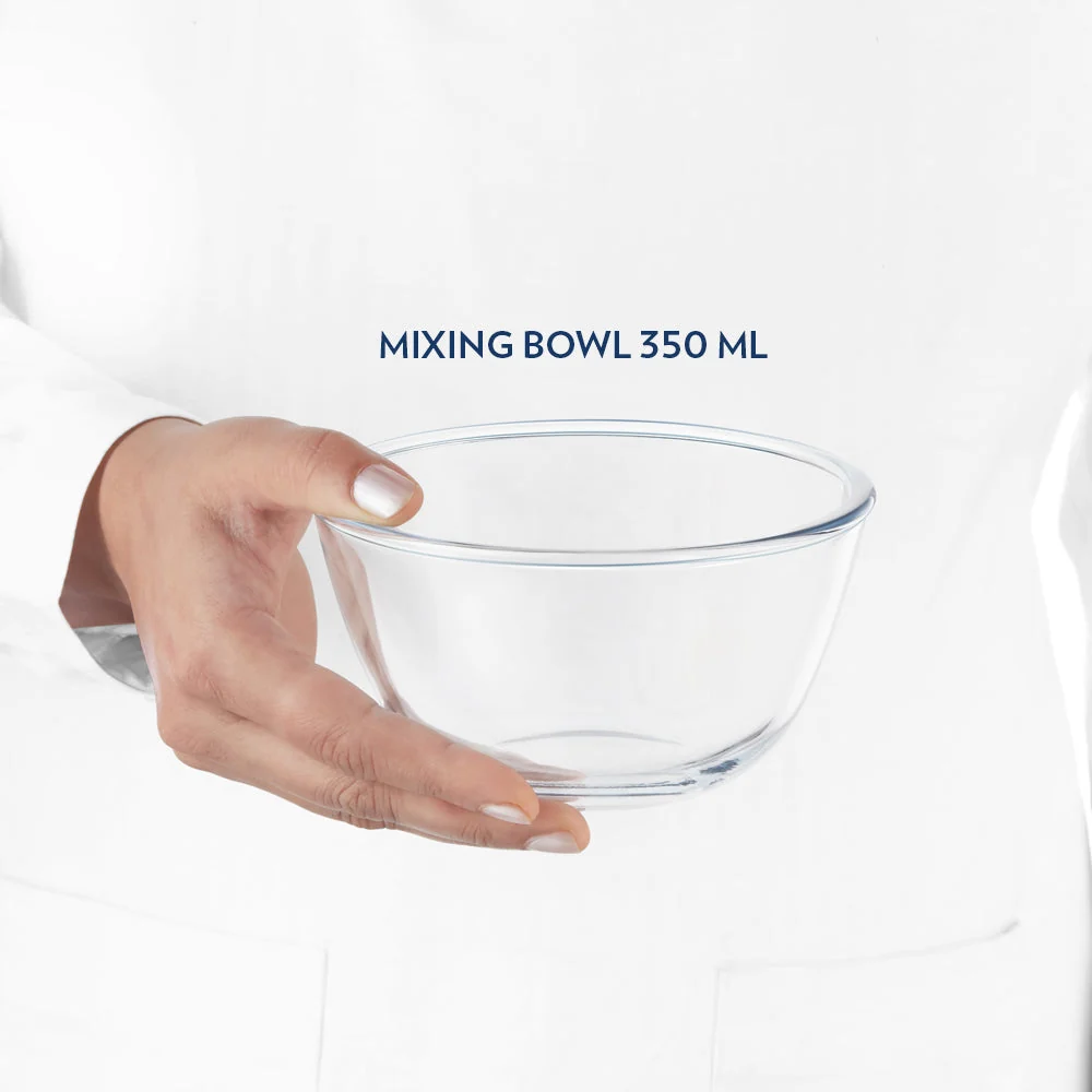 Mixing & Serving Bowl with White Lid 500ml