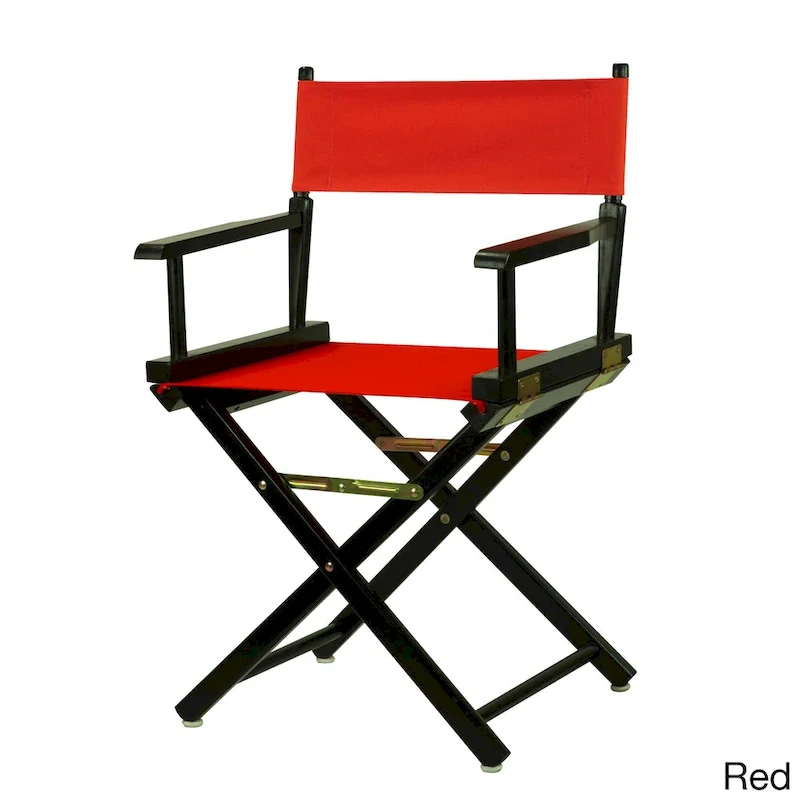 Black Frame 18-inch Director's Chair