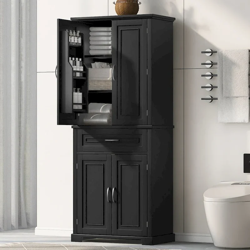 Bathroom Storage Cabinet with Adjustable Shelf