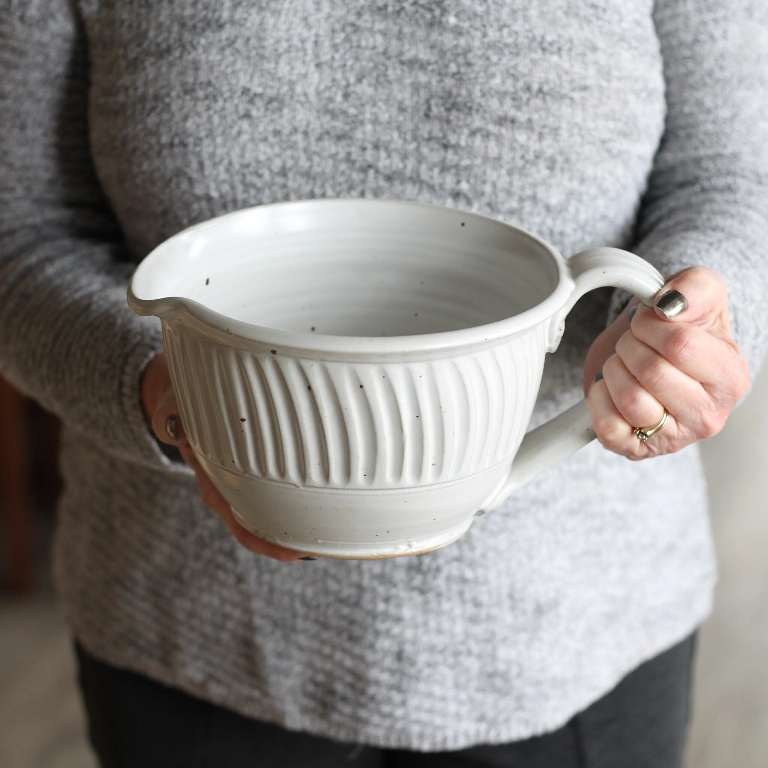 Handmade Large Batter Bowl