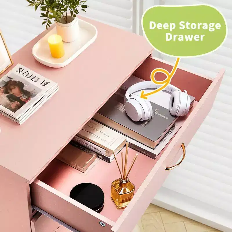 25.98In. W 4 Drawer Dresser