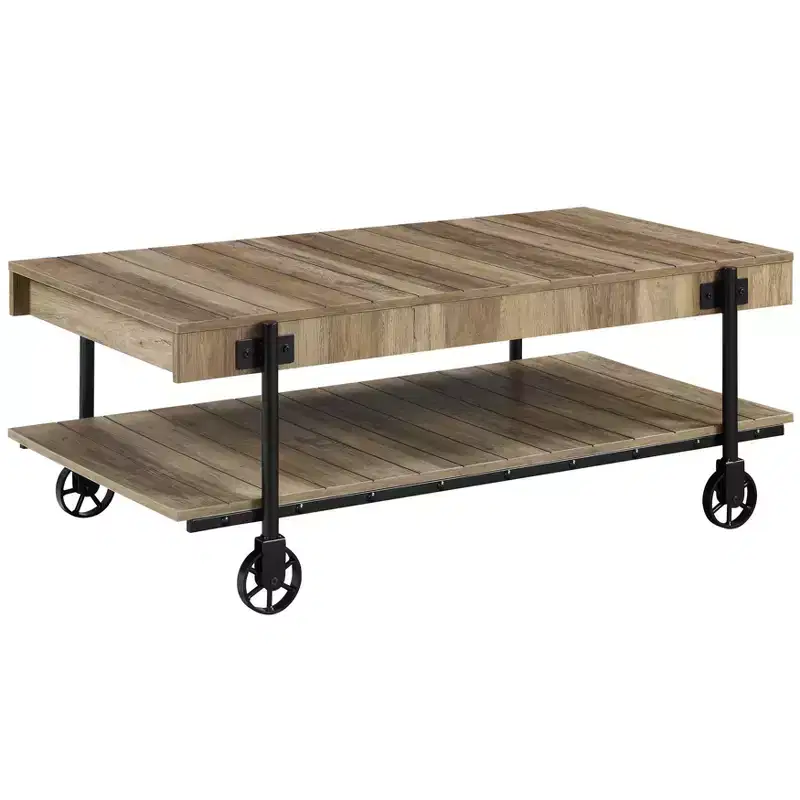 Huntingdale Industrial 1 Shelf Coffee Table - miBasics