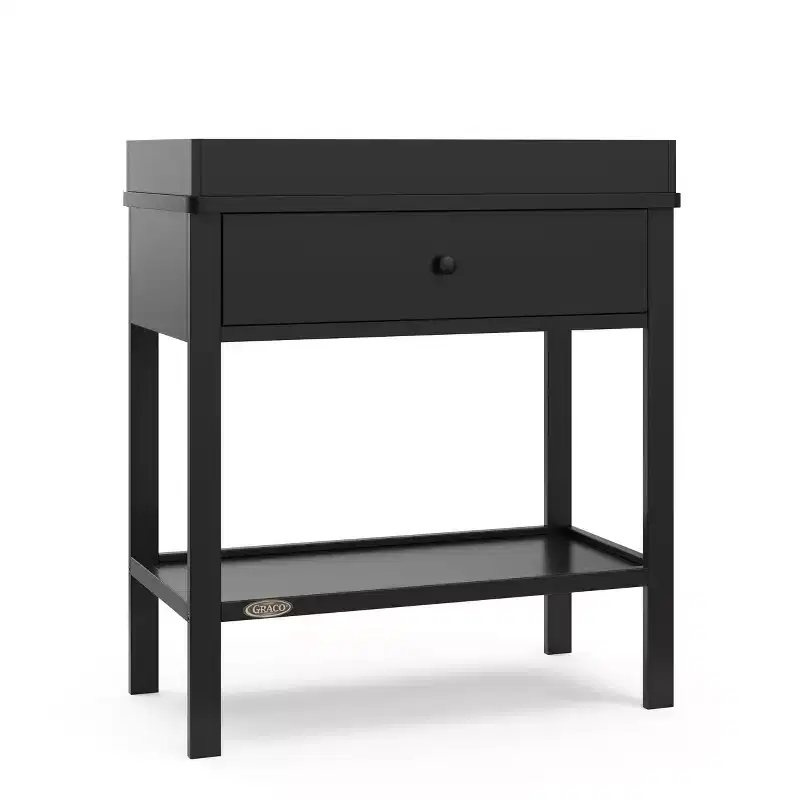 Baby Changing Table with Storage Drawers and Shelves