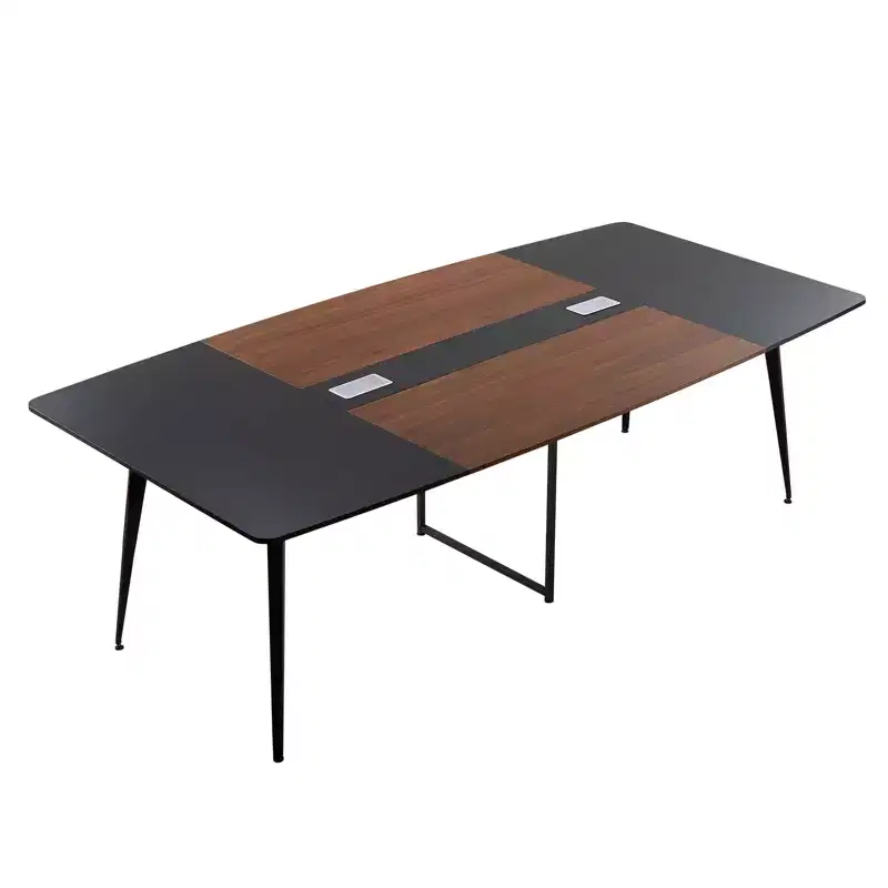 8 ft Boat-Shaped Conference Table for 10 – 94.5