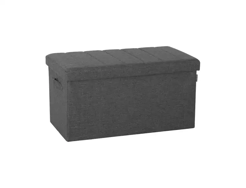 Polyester Storage Trunk Ottoman 30''W x 15.7''D x 15.7''H