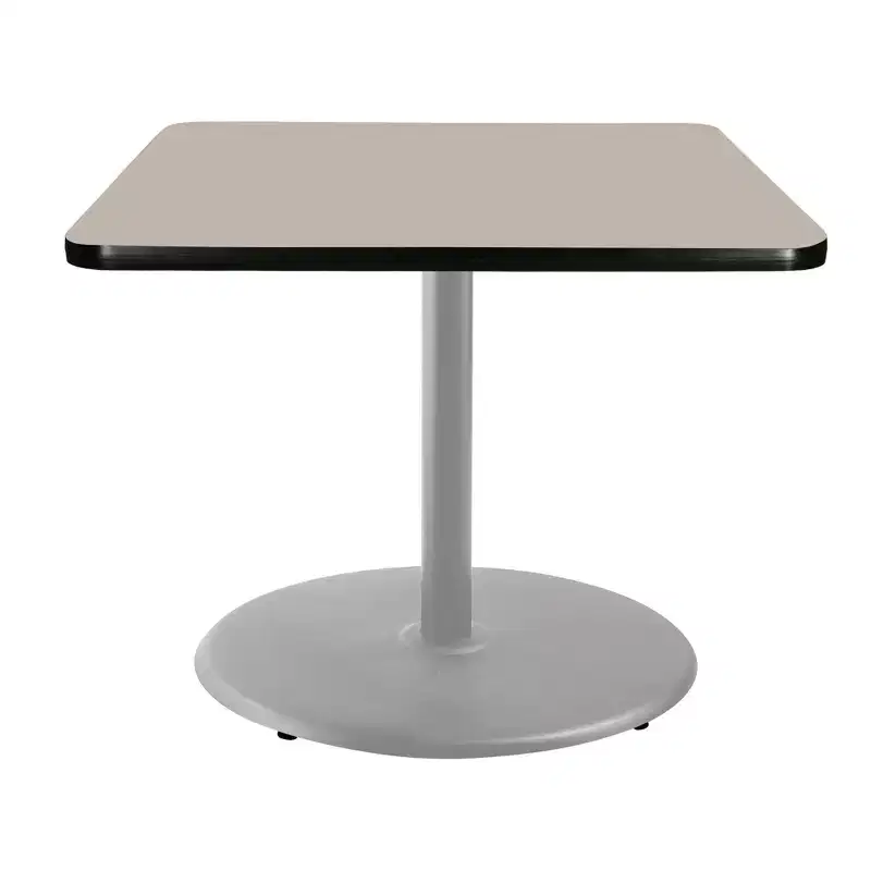 Hampden Furnishings 30" Bennet Collection Square Dining Table Gray/Gray Nebula