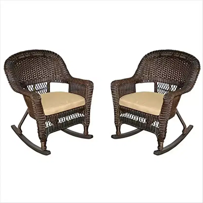 HomeStock Contemporary Chic Chair Set of 2 with Cushion and Chrome Legs