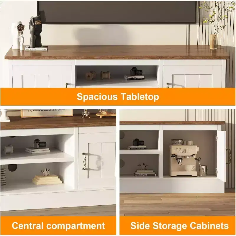 Media Console: Where Modern Entertainment Meets Rustic Warmth