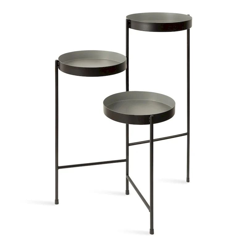 Metal 3-tier Modern Plant Stand - 16x21x30