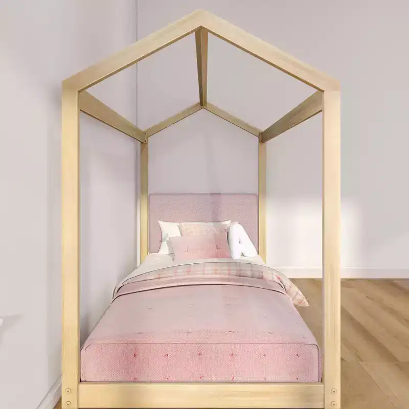Twin House Bed + Floating Headboard for Bunks, Twin 945 x 535mm