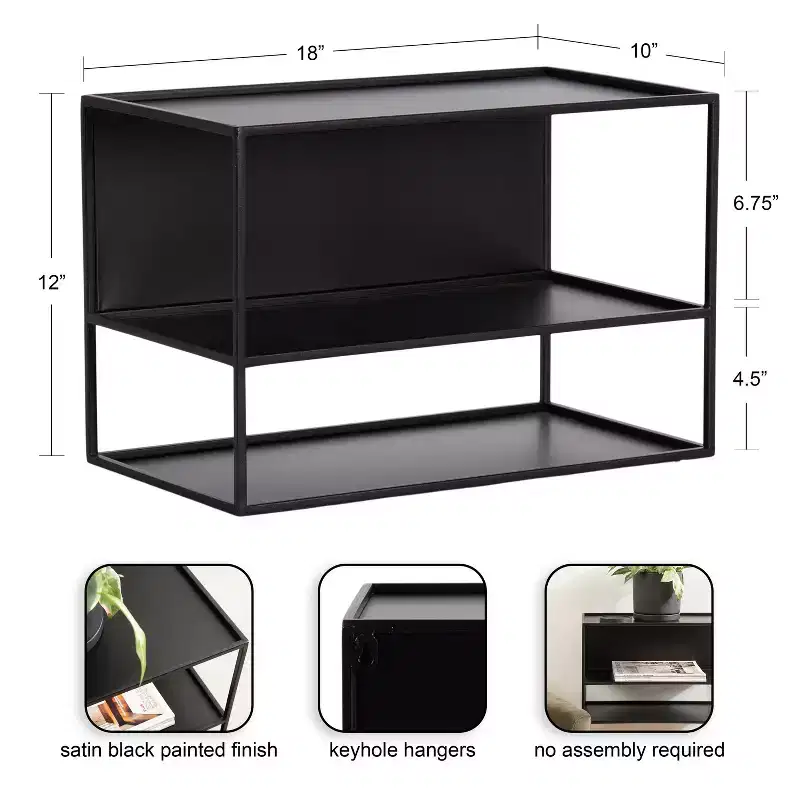 Kate and Laurel Nomi Floating Side Table