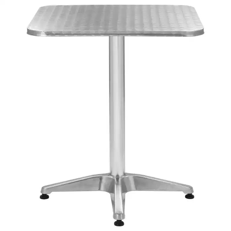 vidaXL Bistro Table Outdoor Side Table Garden Porch Deck Furniture Aluminum