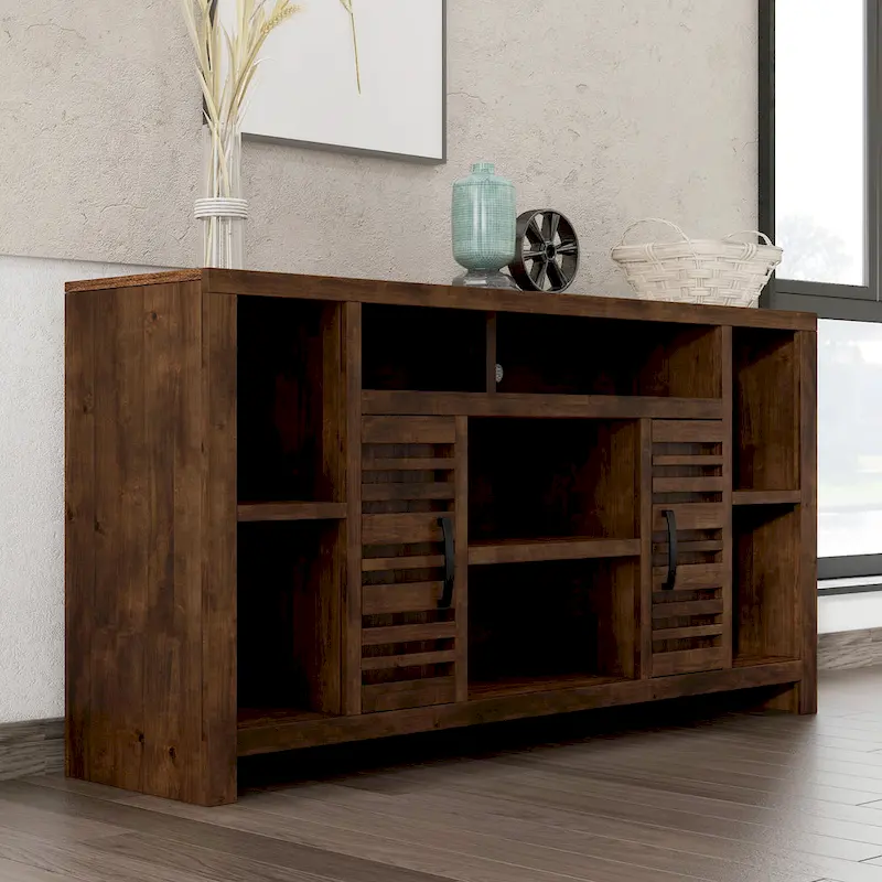 Sausalito 64 inch TV Stand for TVs up to 70 inches, No Assembly Required