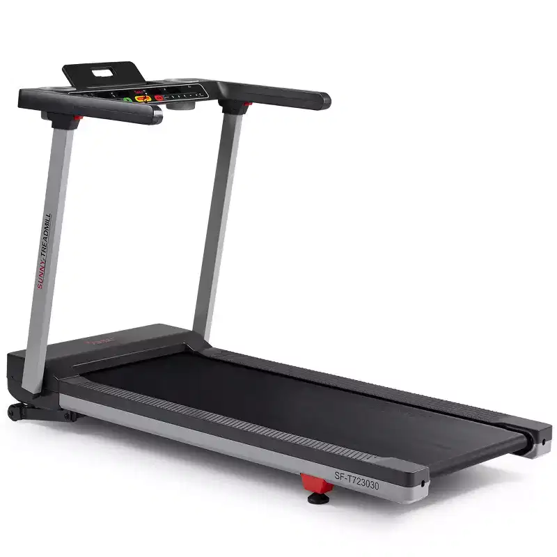 Sunny Health & Fitness Smart Foldable Treadmill with 15 Auto Incline Levels, 20 Wide Running Belt & Bluetooth SunnyFit App Connectivity