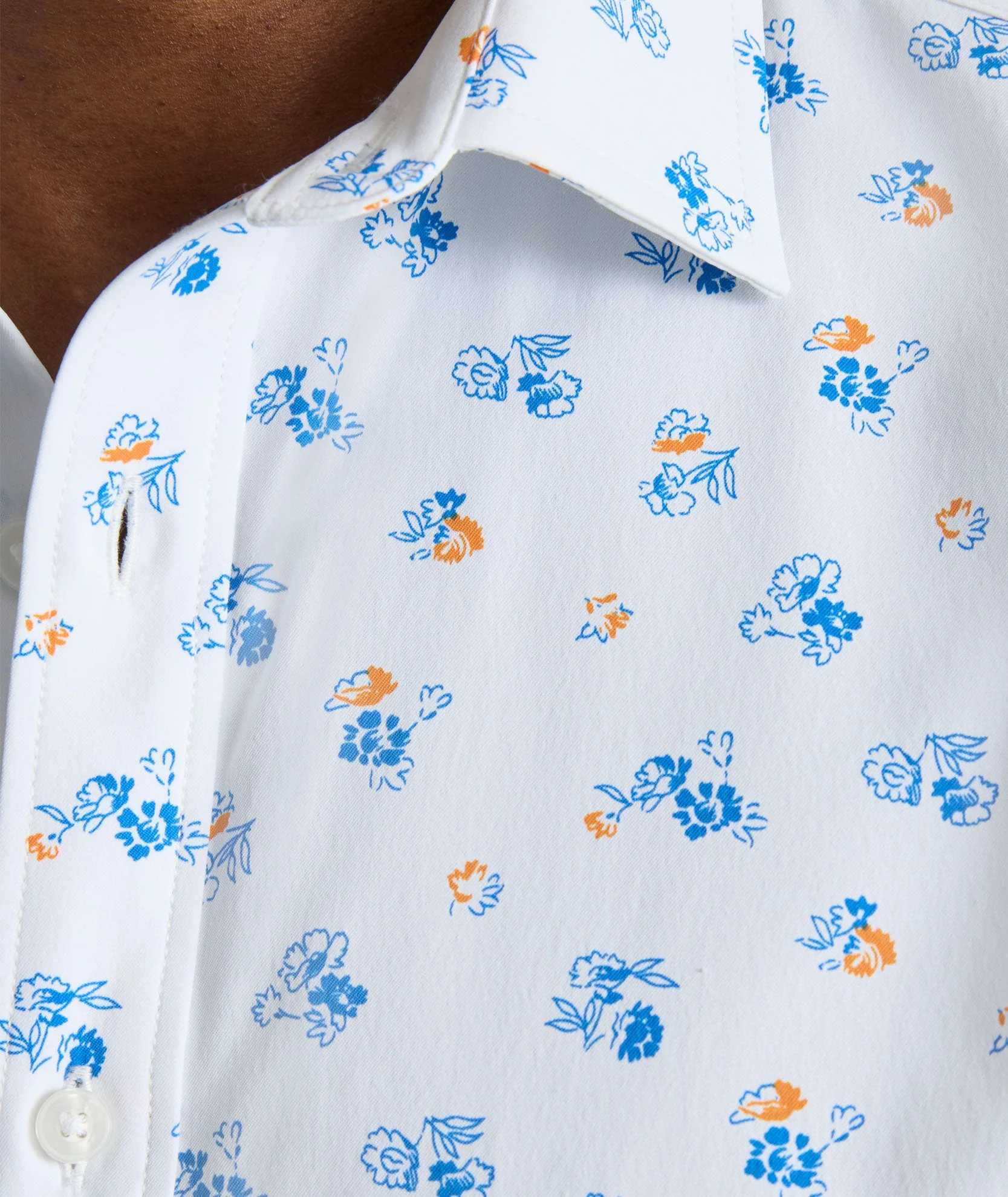 Opal Short-Sleeve Stretch Nylon Shirt